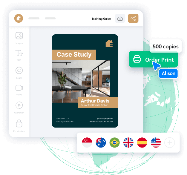 Global Printing with We Brand EcoFriendly, OnDemand Solutions
